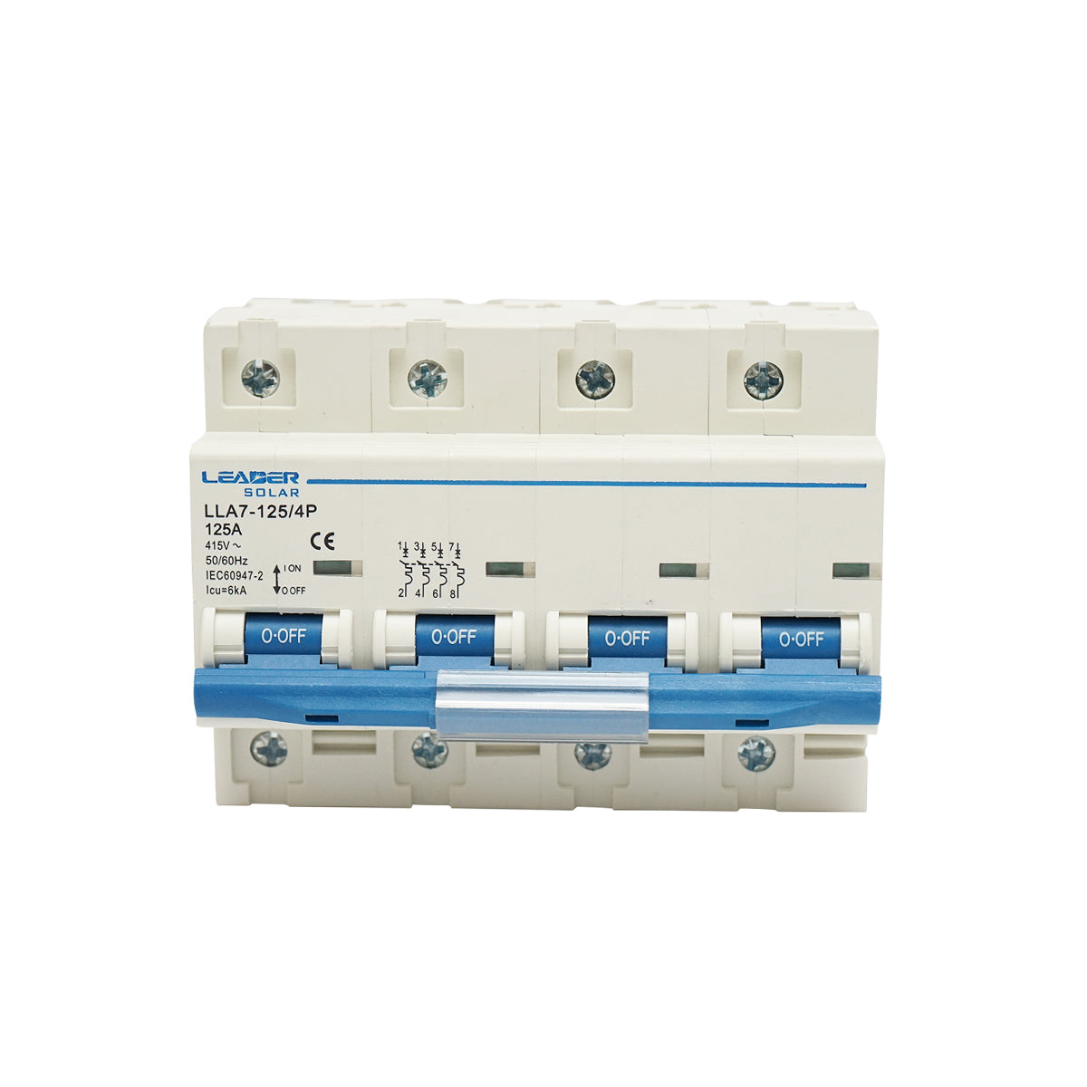Automatic circuit breaker 4P-125A-415VAC Leader